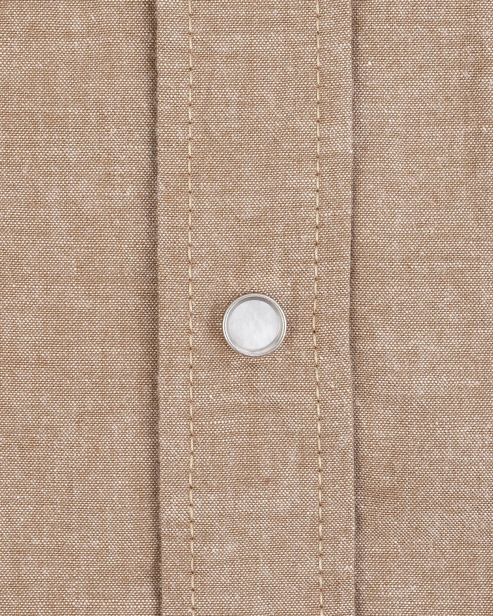 10oz Selvedge Chambray Western Shirt - Khaki