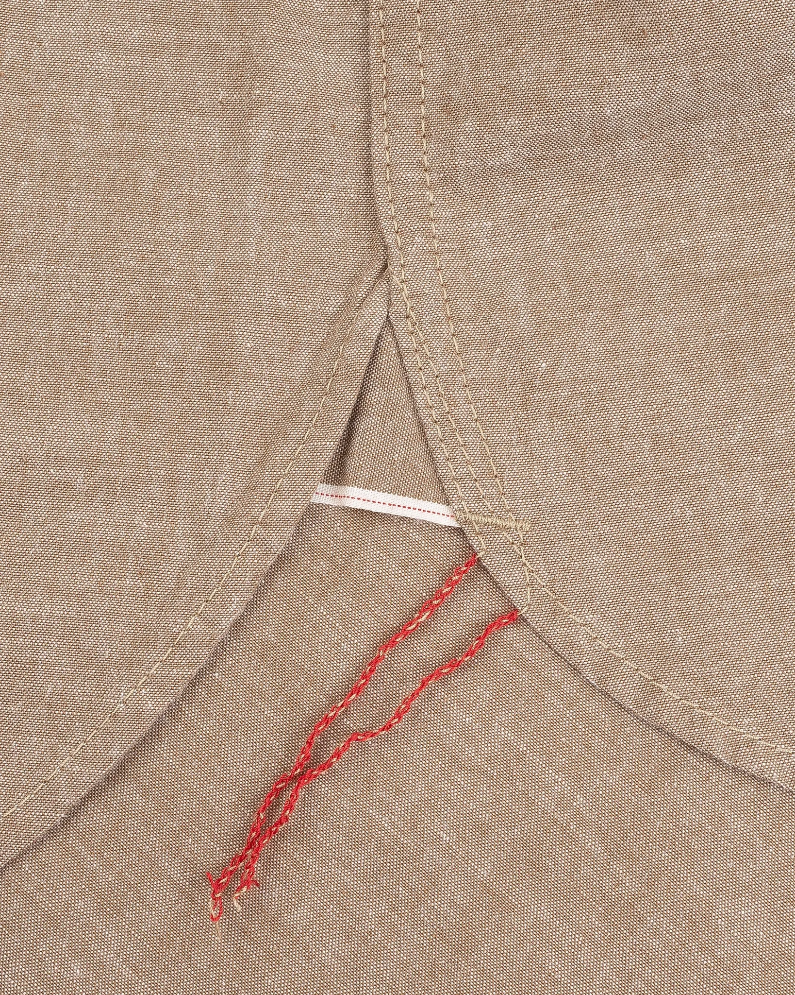 10oz Selvedge Chambray Western Shirt - Khaki