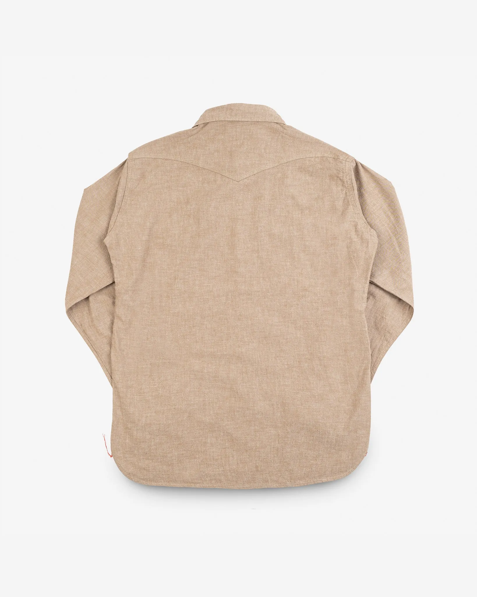 10oz Selvedge Chambray Western Shirt - Khaki
