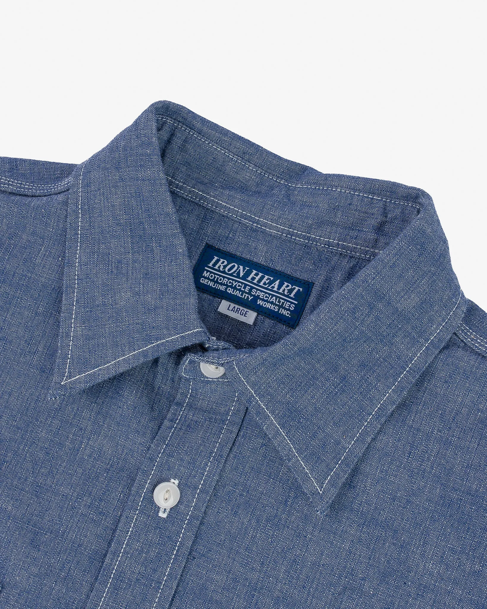10oz Selvedge Chambray Work Shirt - Blue