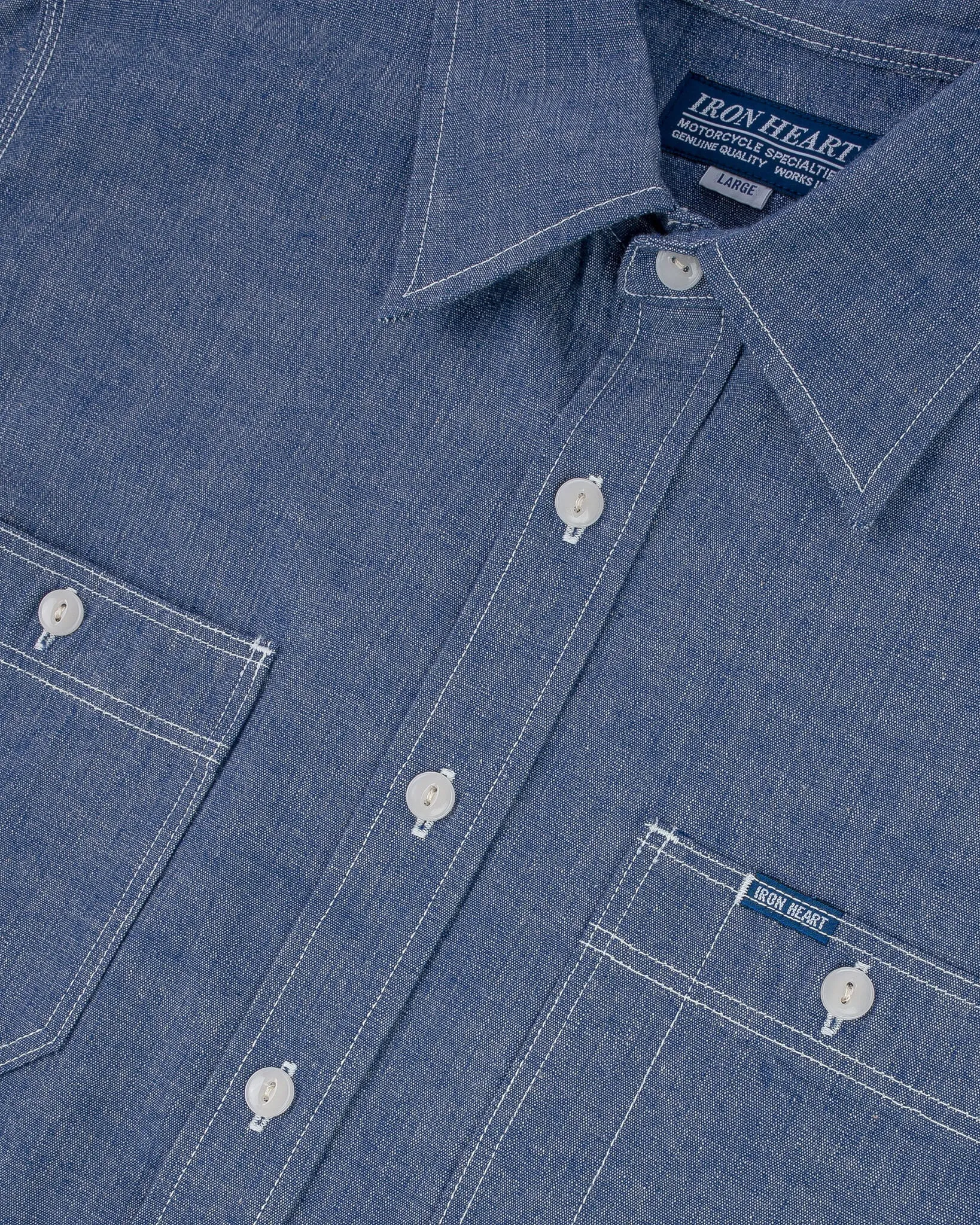 10oz Selvedge Chambray Work Shirt - Blue