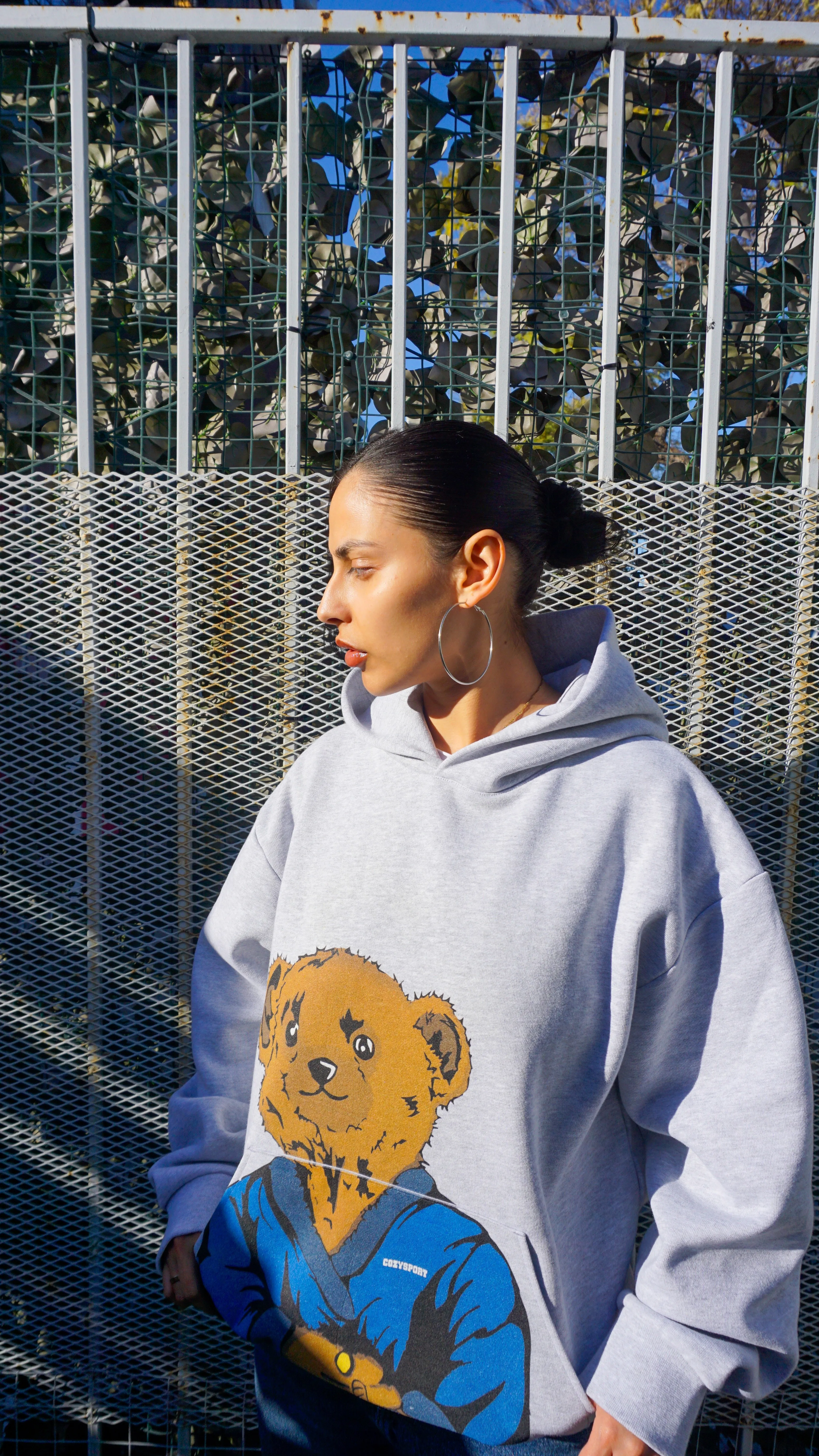 1800-CozySport Bear Hoodie