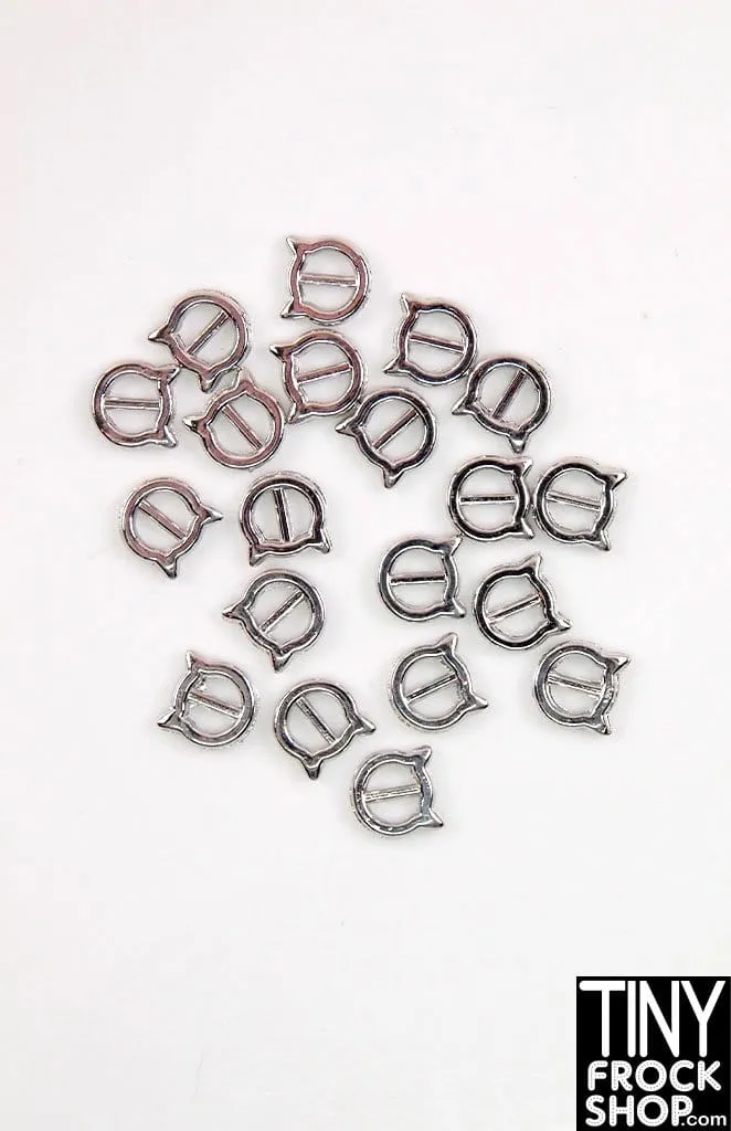 3mm 12" Fashion Doll Cat Slide Buckles - More Colors!
