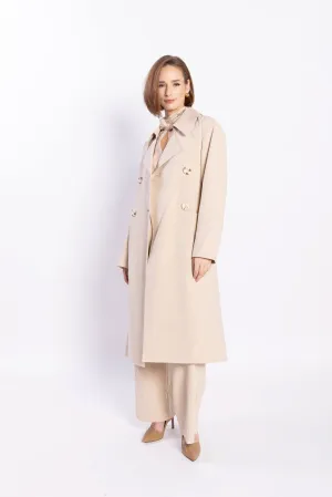 5049L - RIDGE TRENCH COAT - TAUPE