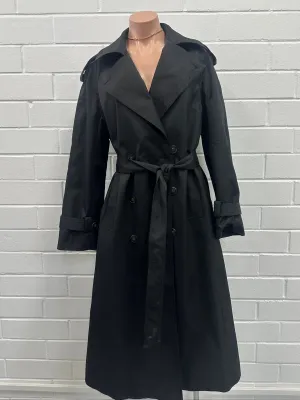 83794 BLACK TRENCH COAT