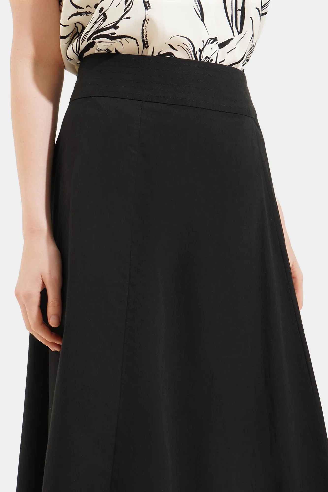 A-line Midi Skirt
