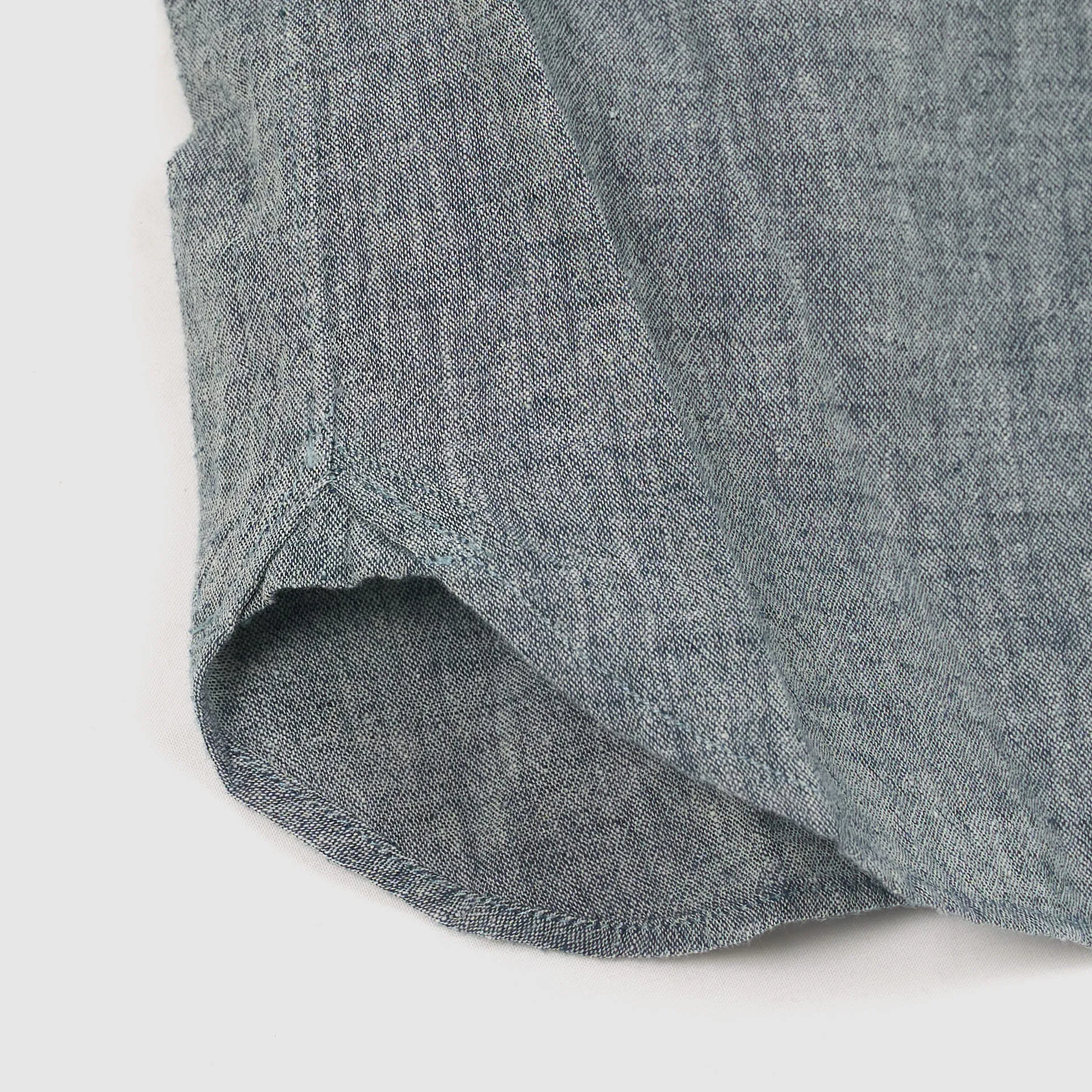 A.B.C.L Long Sleeve Linen Cotton Pocket Shirt
