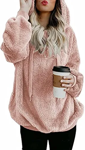 Acelitt Women's North Face Fleece Sweatshirt