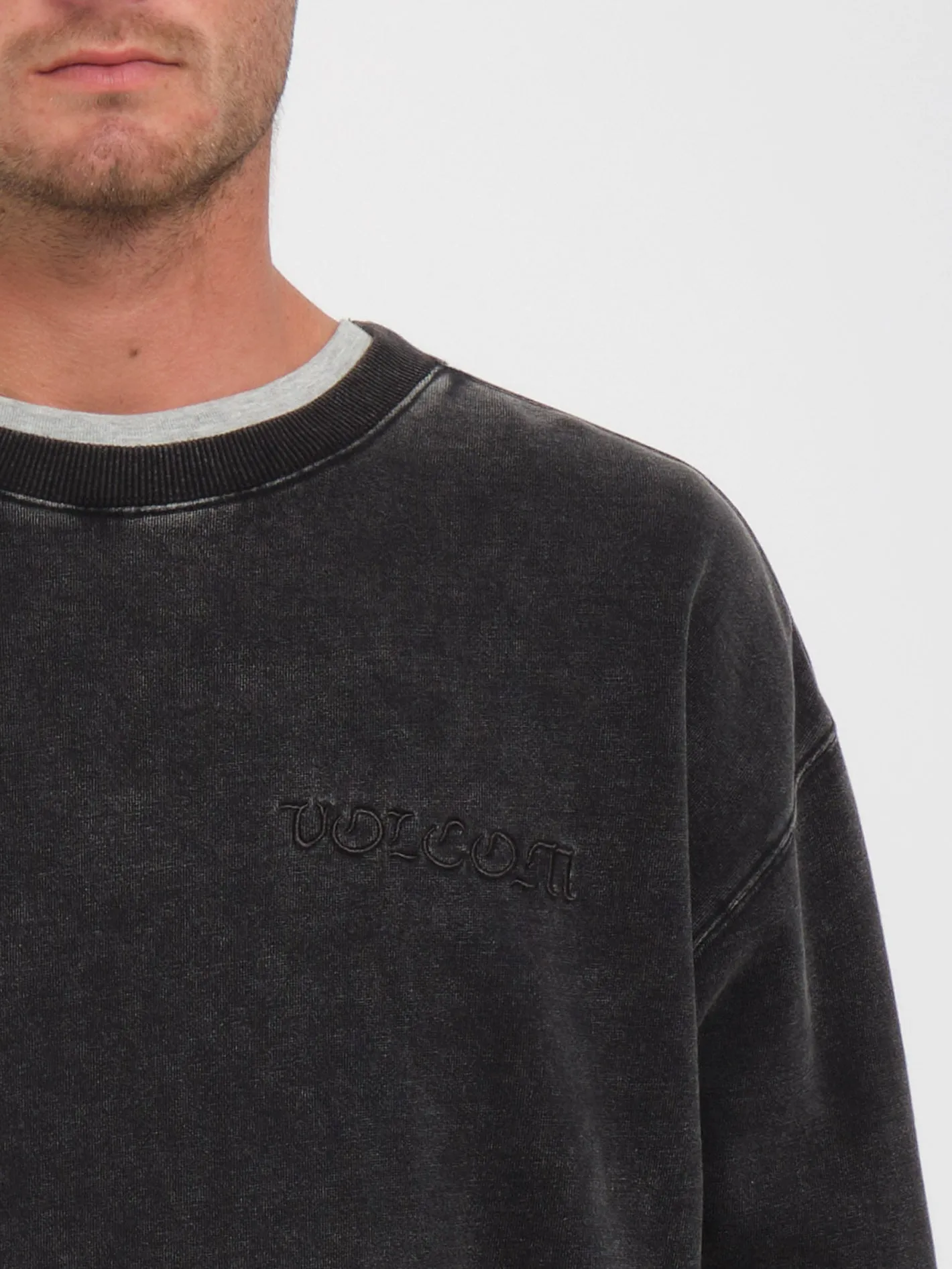 Acid Wall Sweatshirt - BLACK