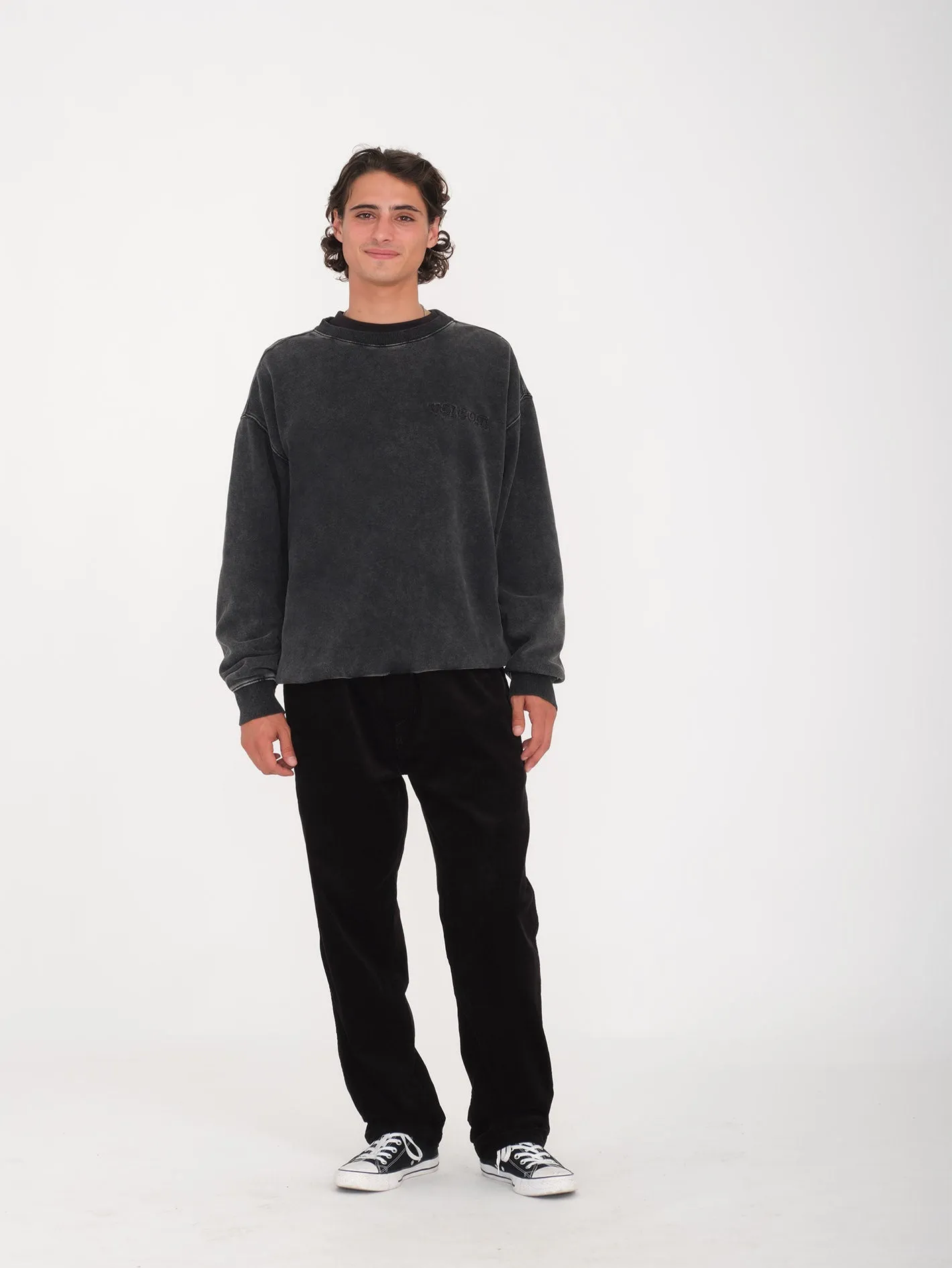 Acid Wall Sweatshirt - BLACK
