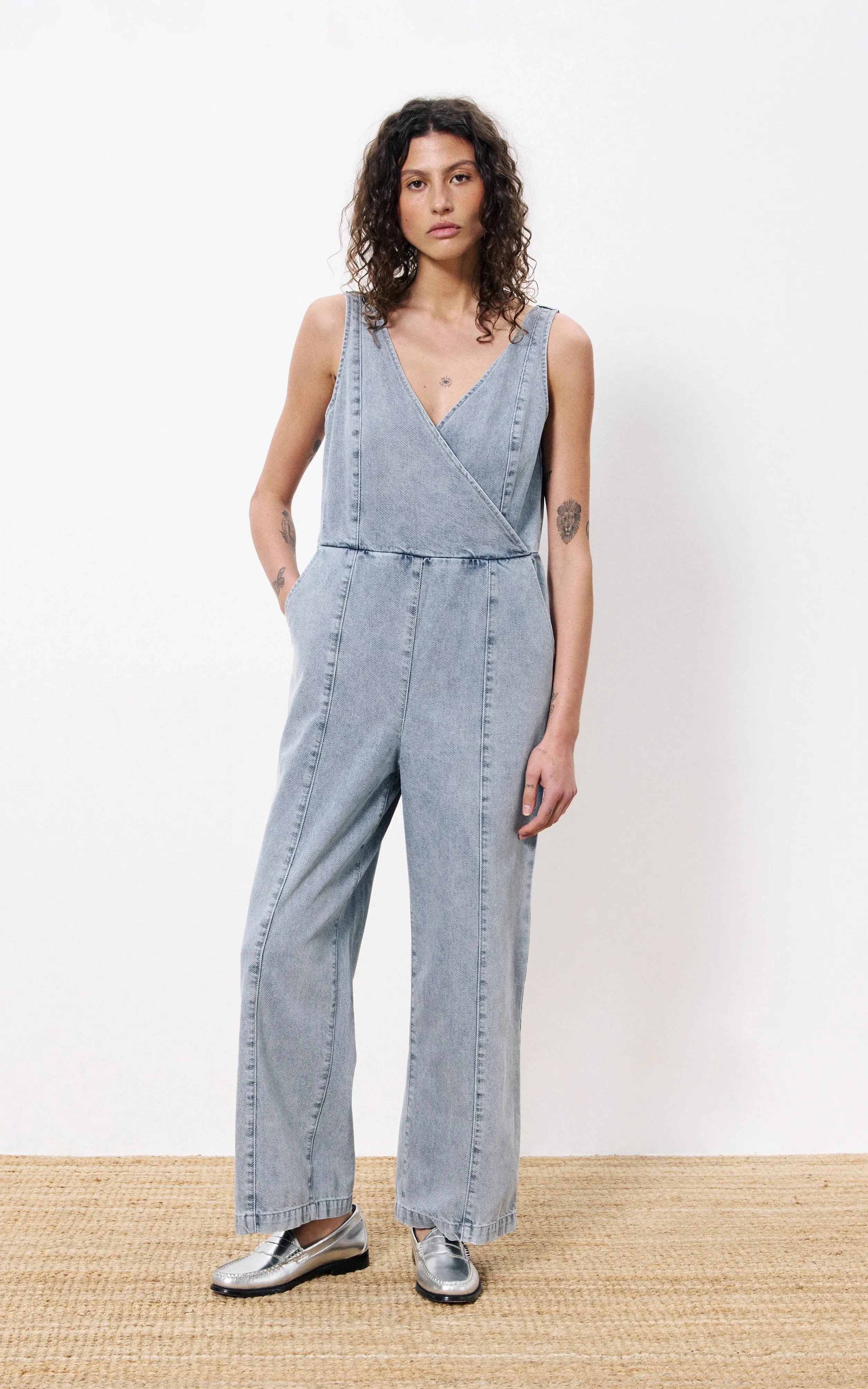 Adda Light Blue Jumpsuit