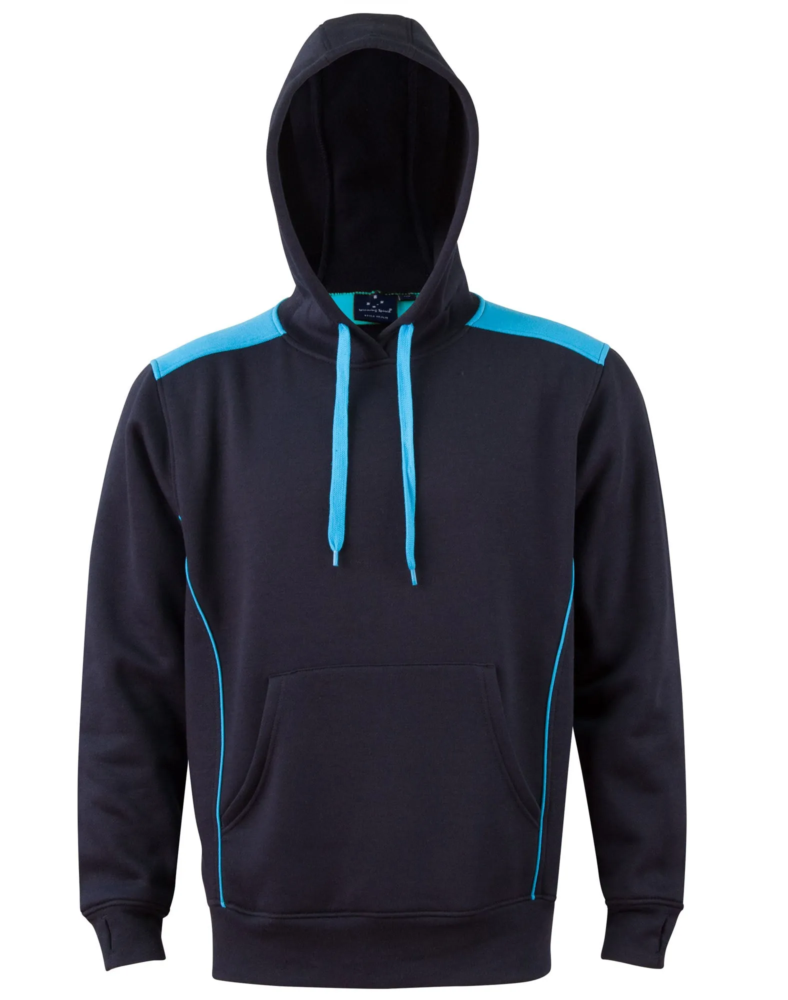 Adults Kangaroo Pocket Contrast Hoodie
