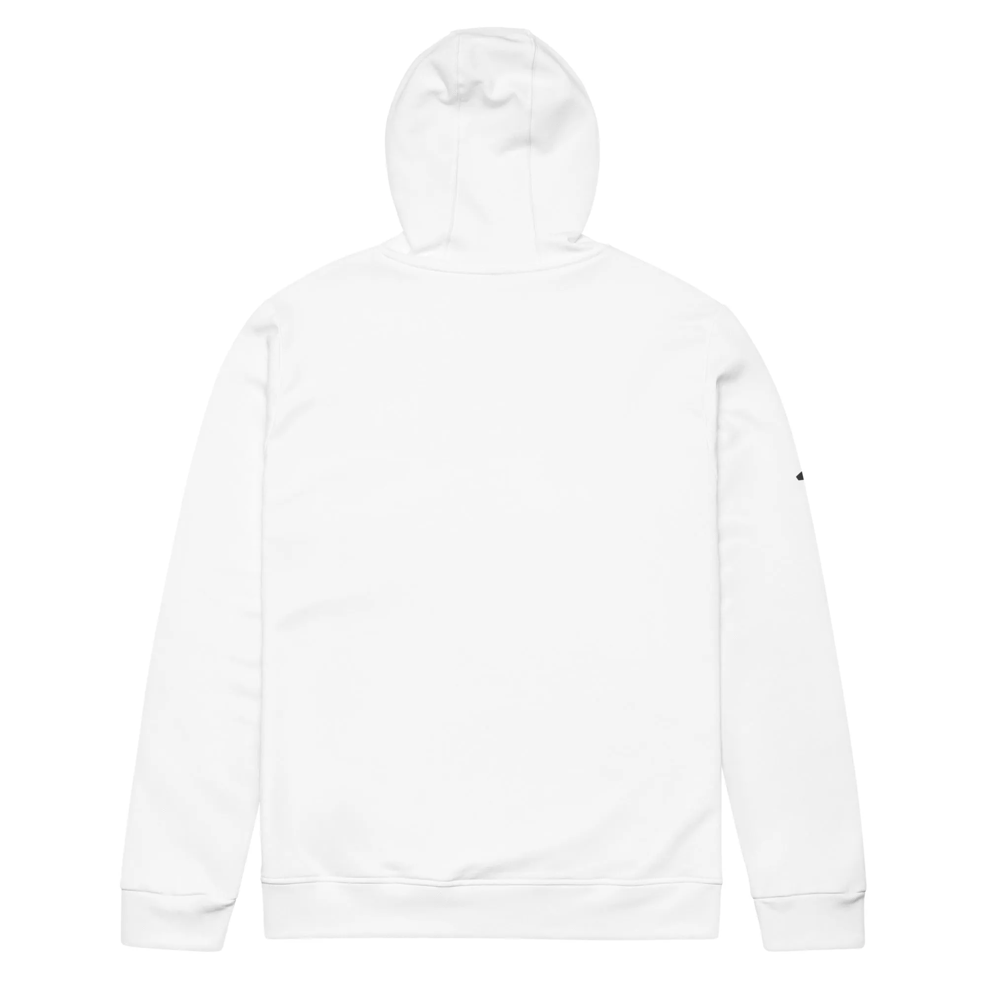 Aftrz Minimal White & Red Adidas Fleece Hoodie