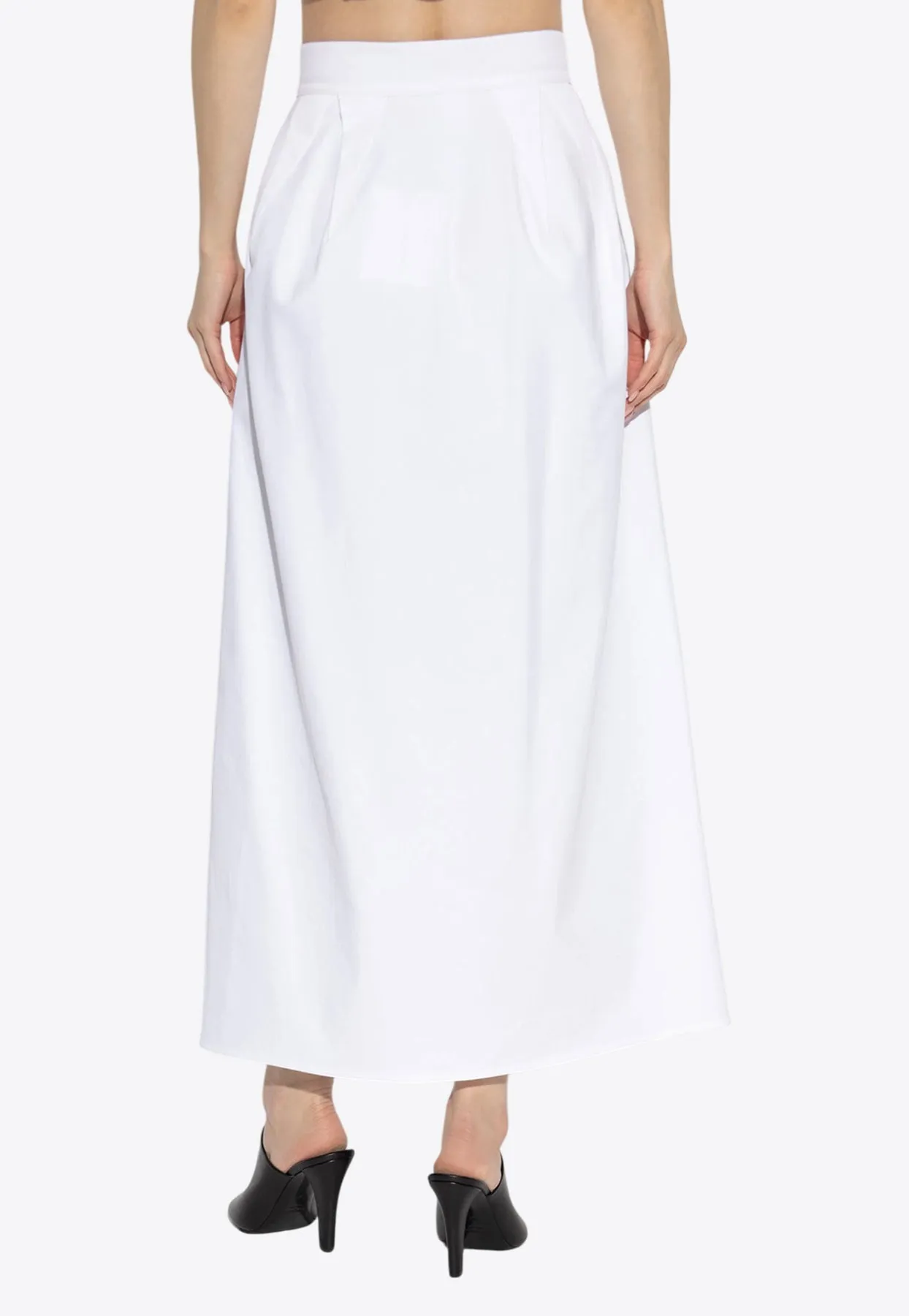 Alcade Maxi Buttoned Skirt