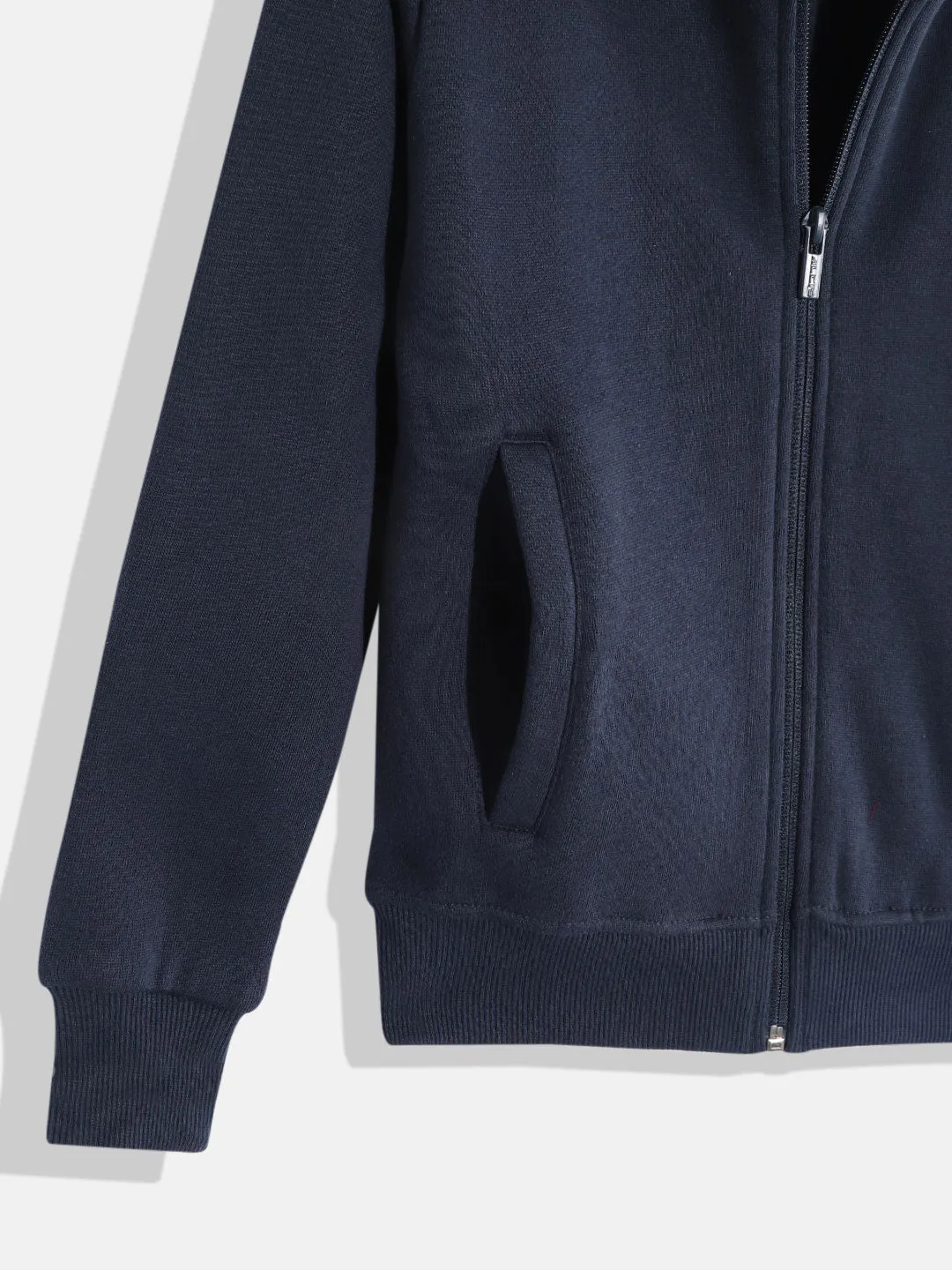 Alcis Boys Navy Blue Solid Sweatshirt