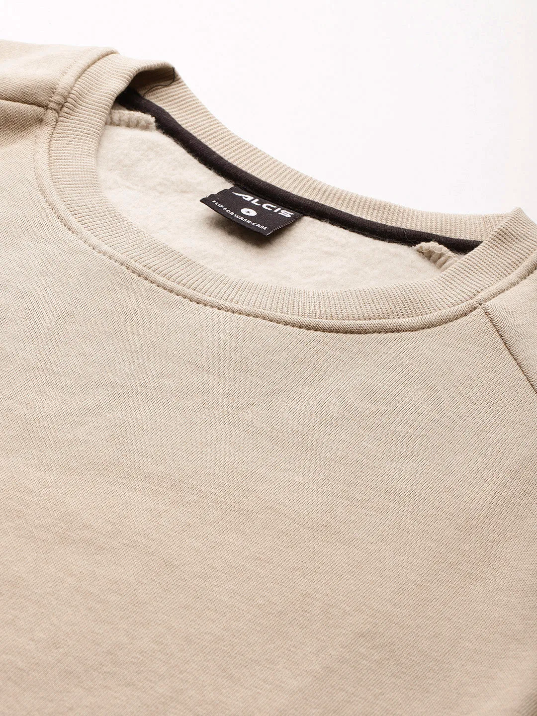 Alcis Women Beige Printed Sweatshirt