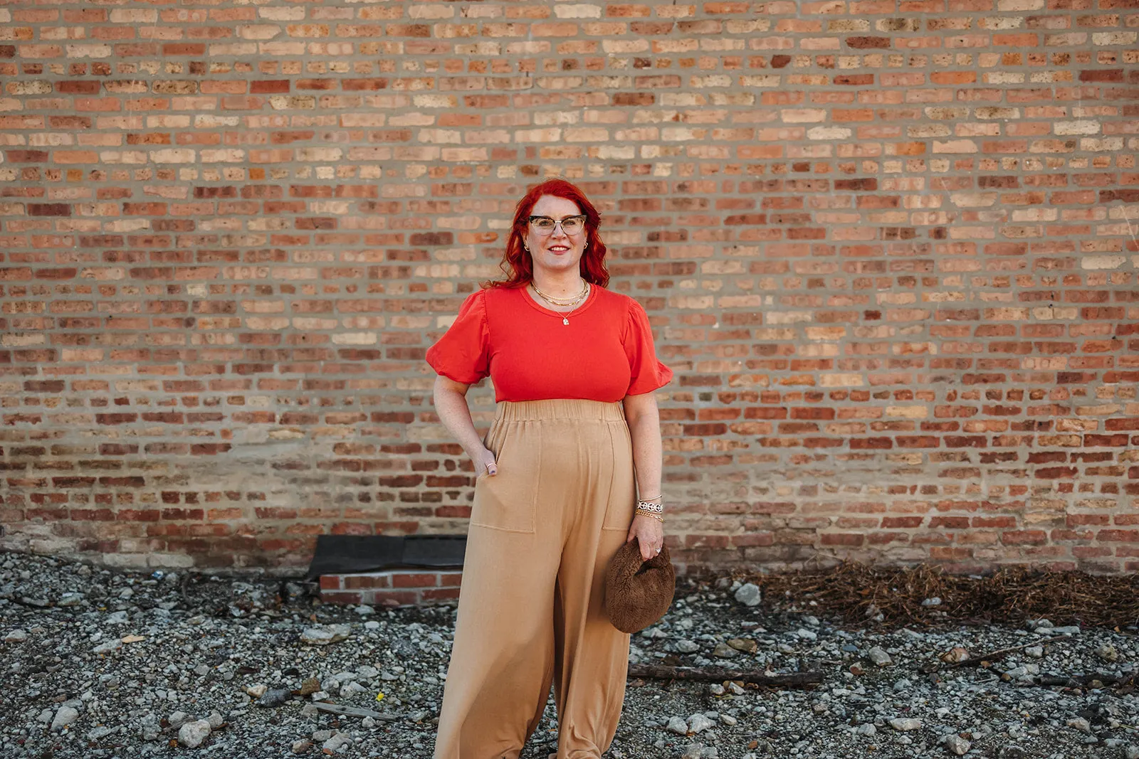 anita crop top in cherry