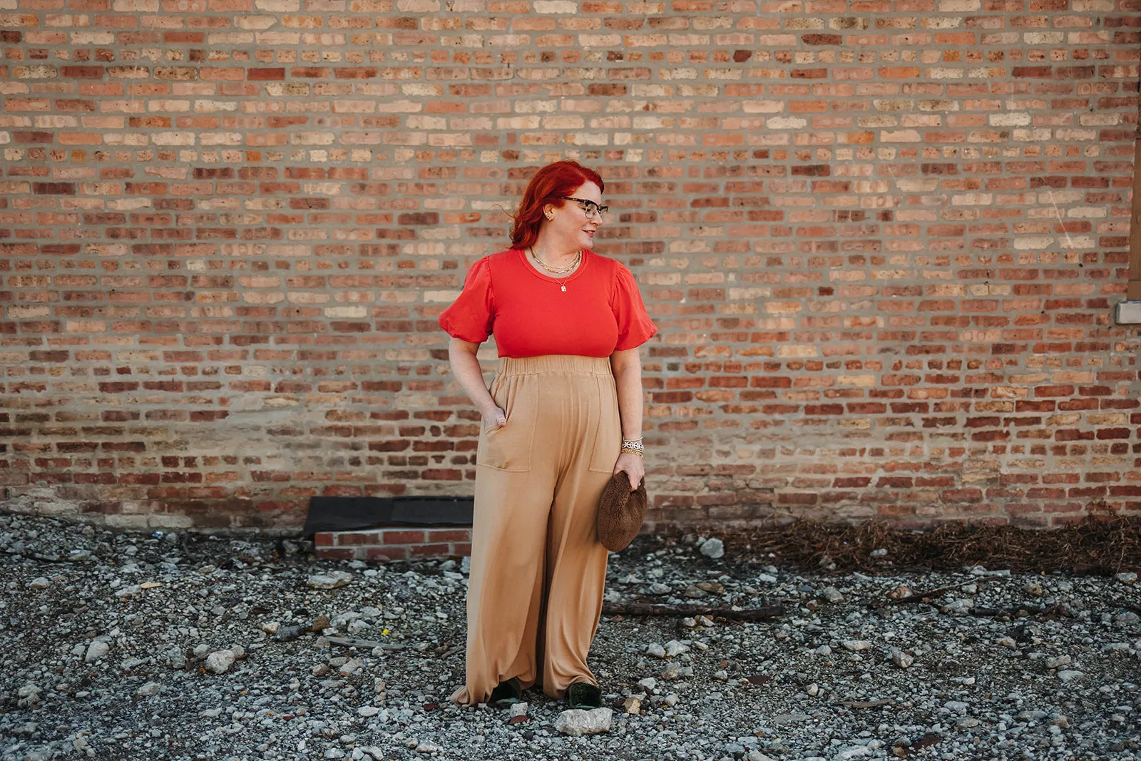 anita crop top in cherry