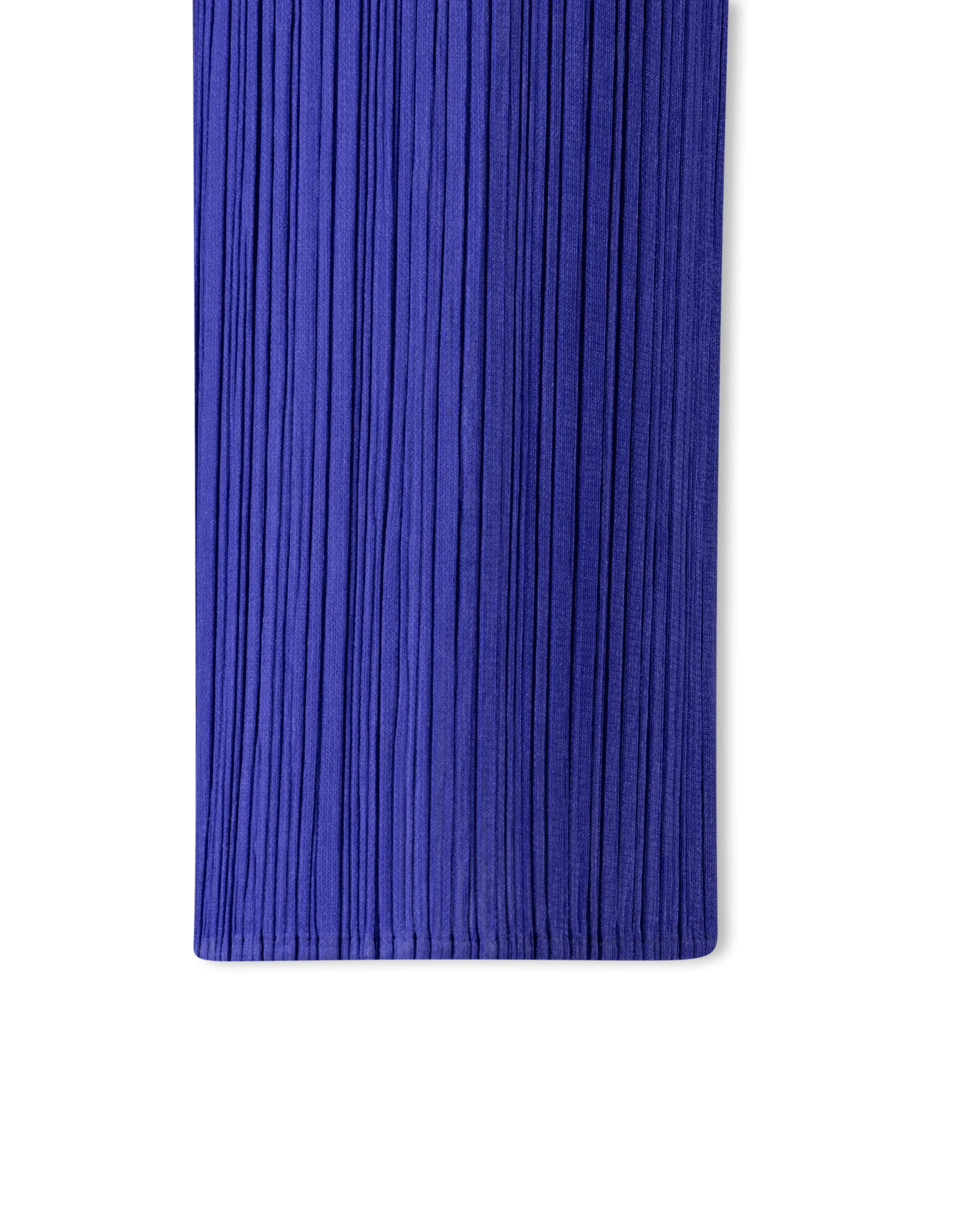 April Plissé-Effect Knit Jumpsuit