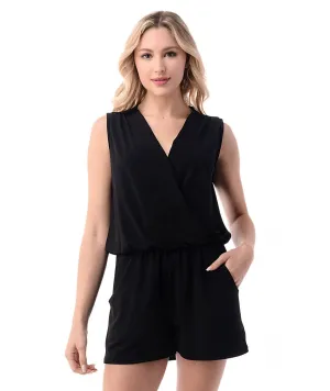 Ariella Criss Cross Sleeveless Romper