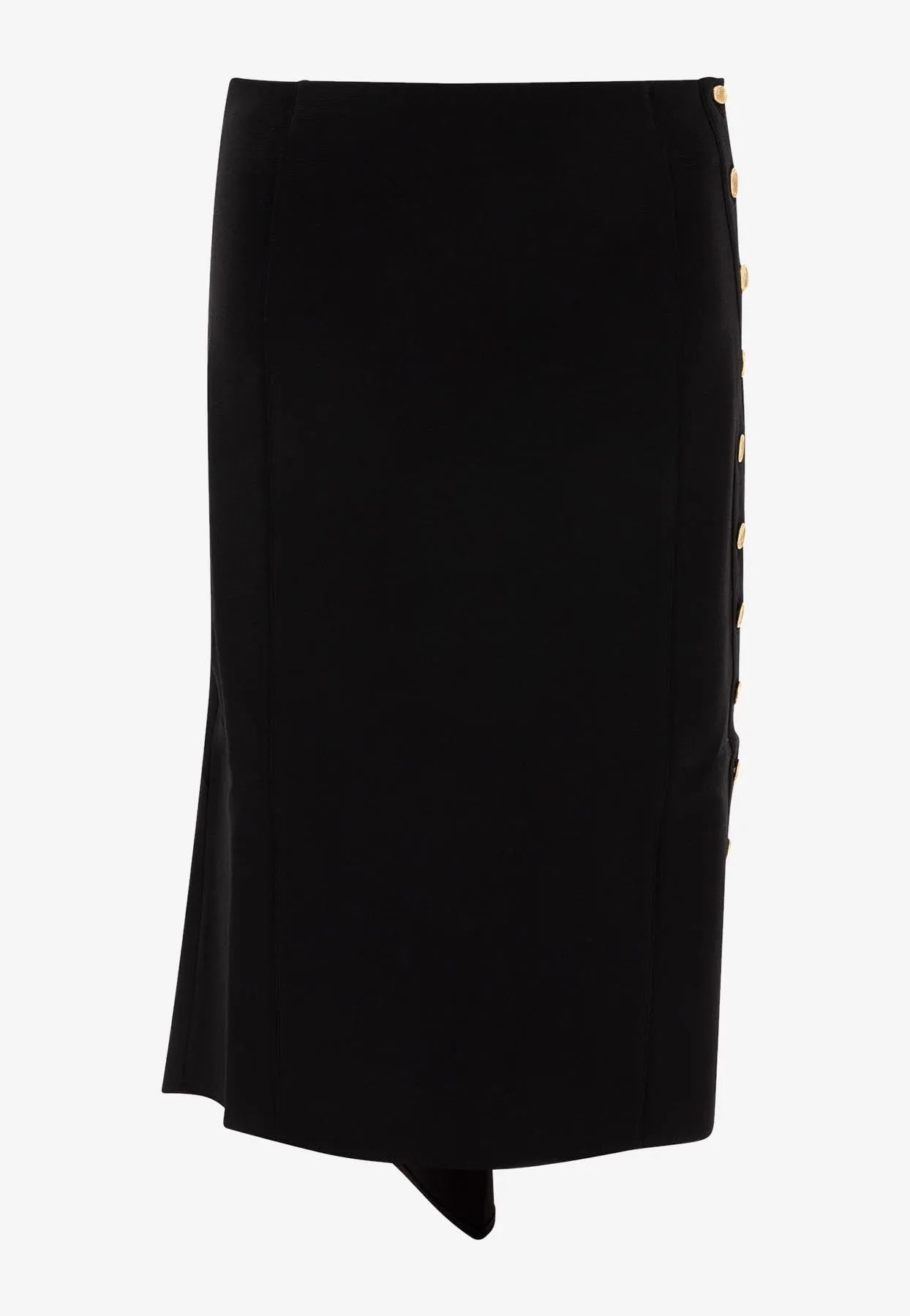 Asymmetric Midi Skirt