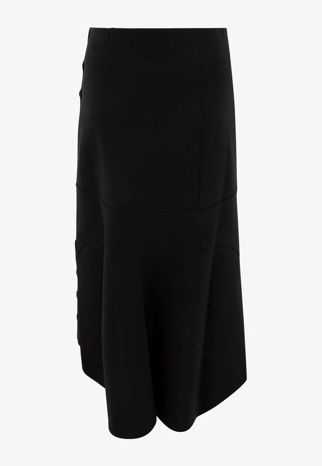 Asymmetric Midi Skirt