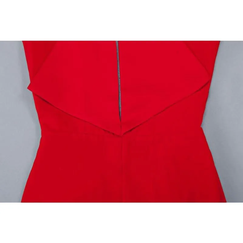 Backless  Sleeveless Hollow Out Sexy High Waist Maxi Wide Leg Summer Fashion