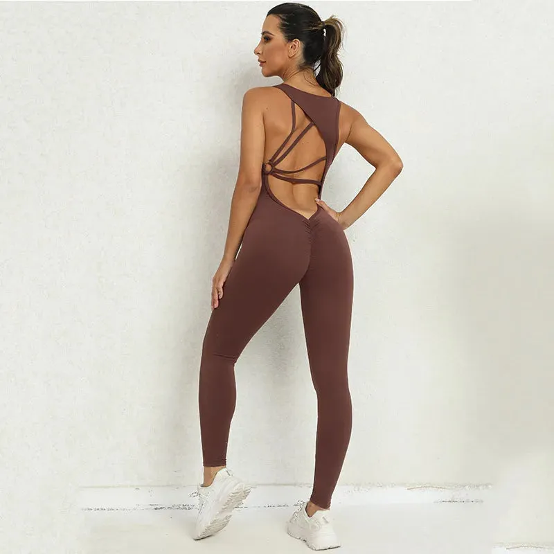 Backless Yoga Jumpsuits