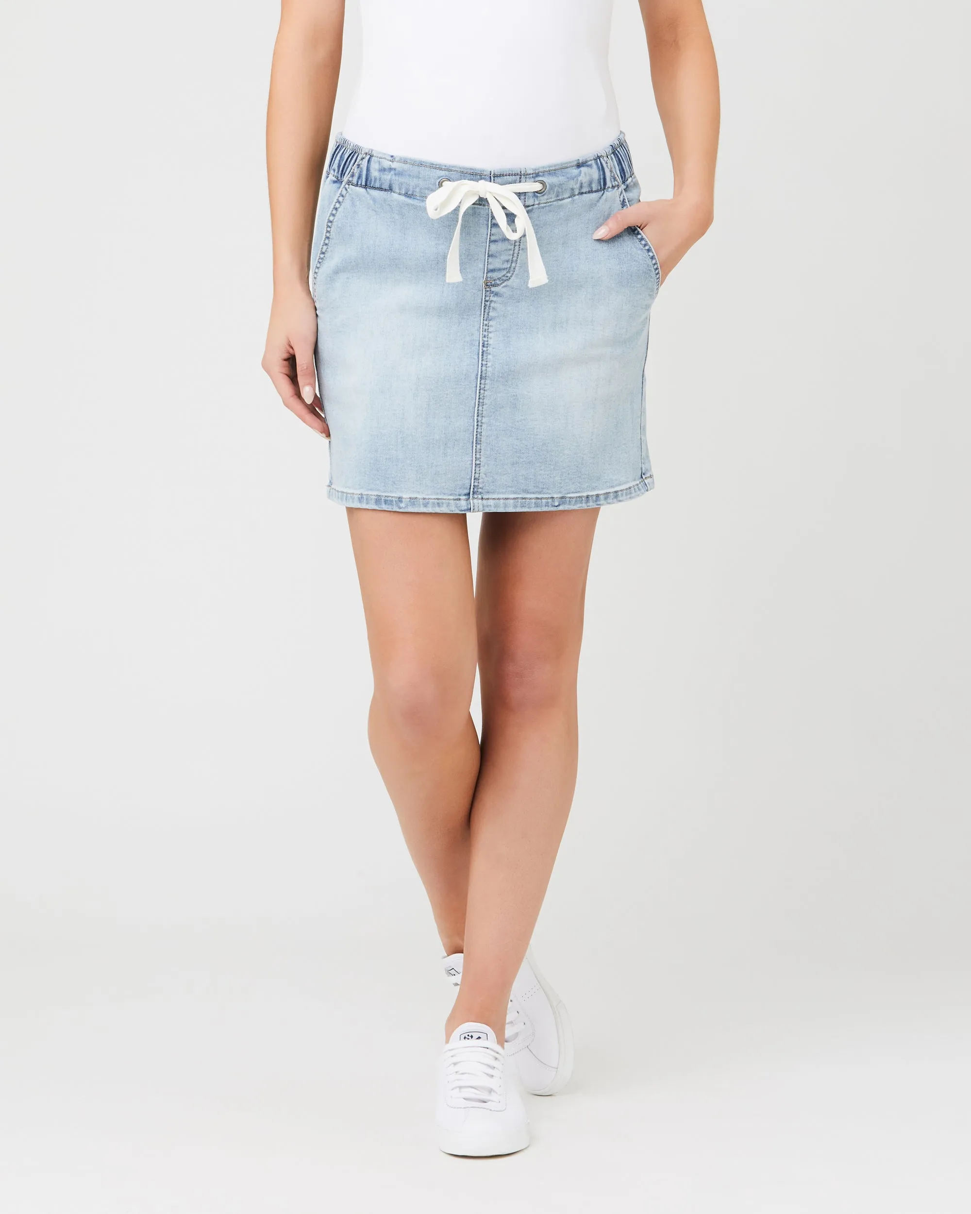 Bailey Denim Skirt Light Blue