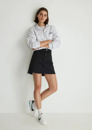 Bailey Smoked Denim Jean Skirt