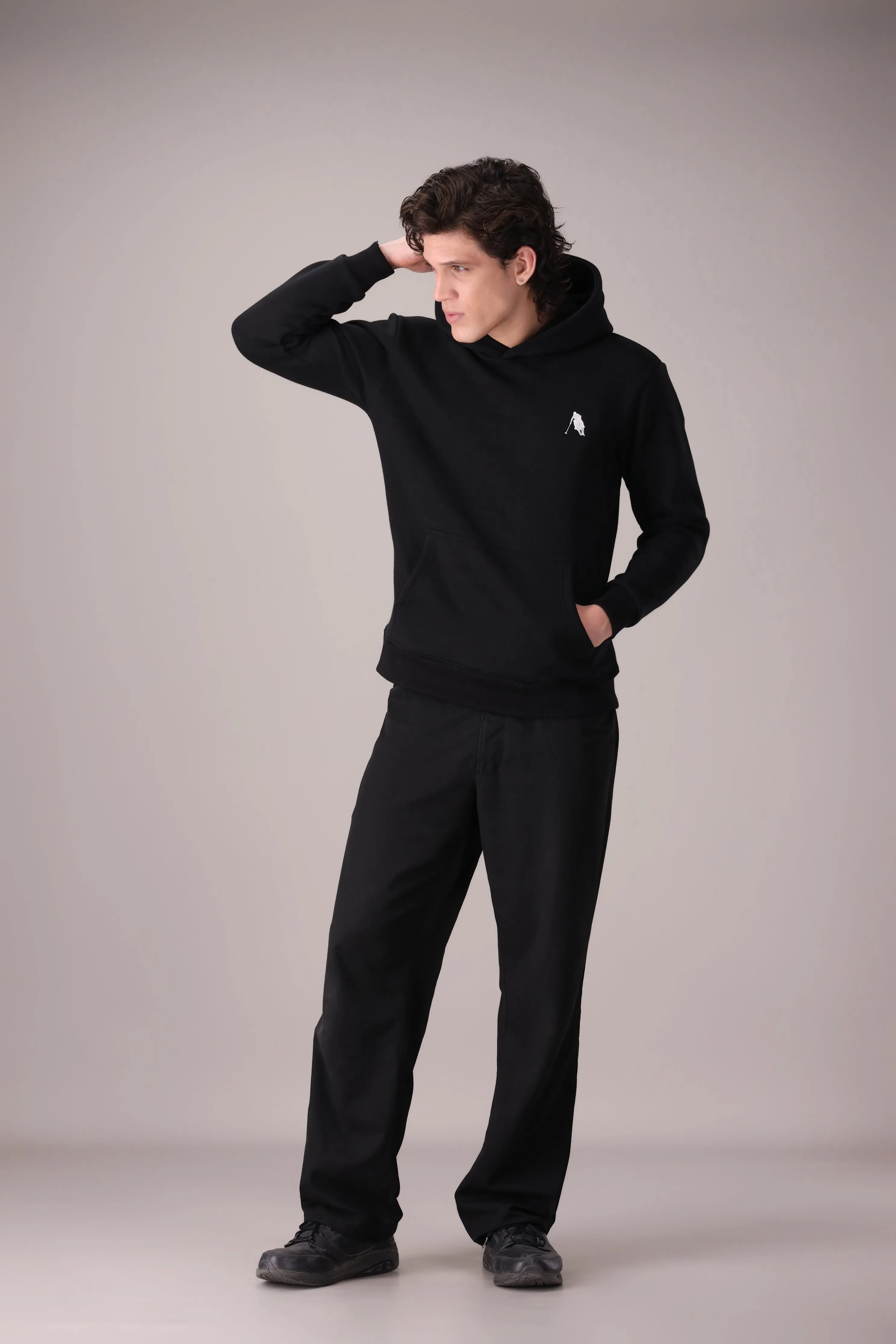 BLACK FLEECE BASIC HOODIES