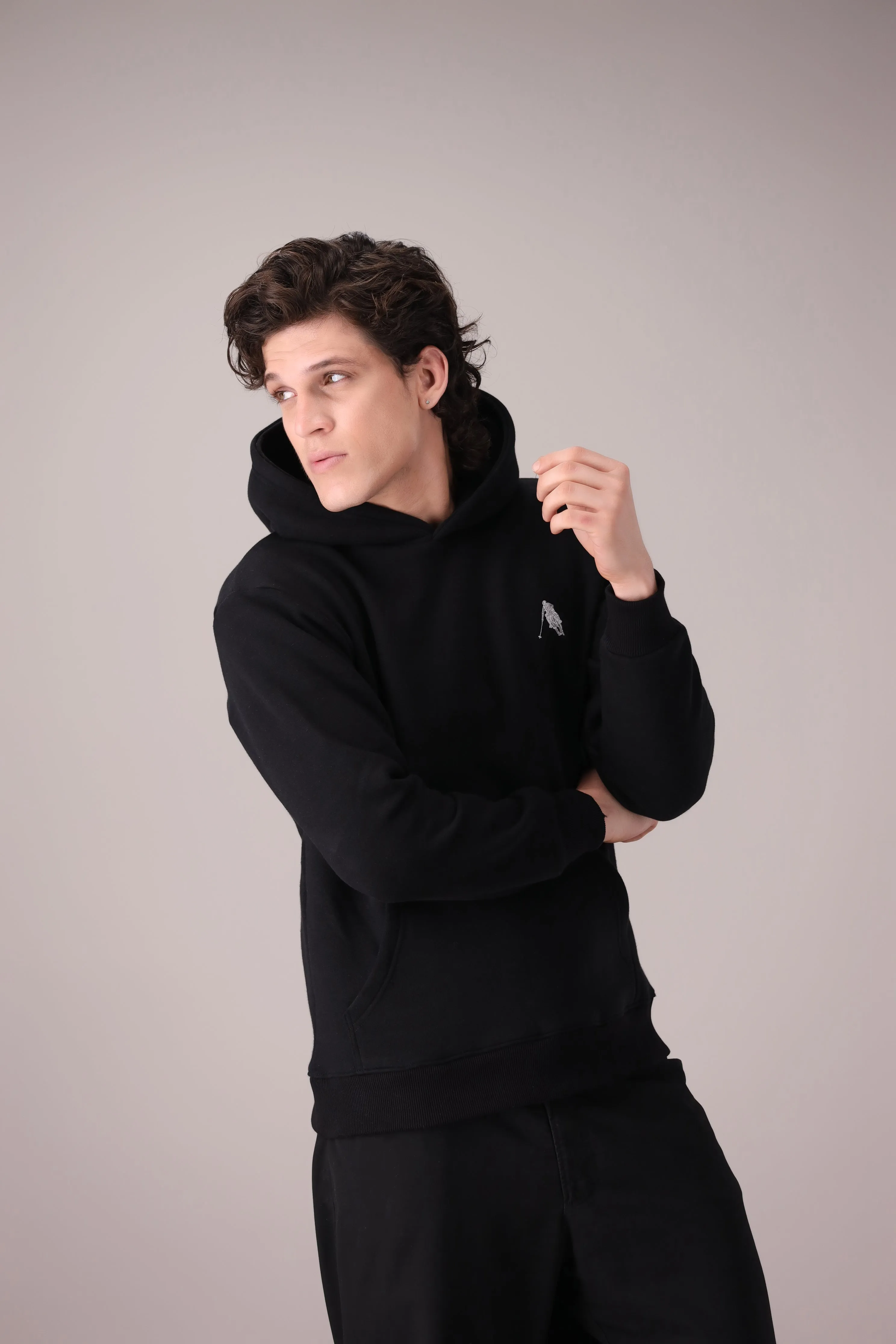 BLACK FLEECE BASIC HOODIES