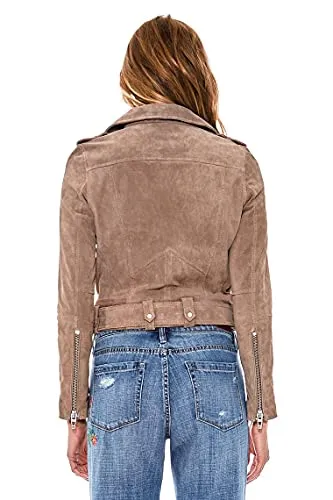 [BLANKNYC] Suede Moto Jacket.