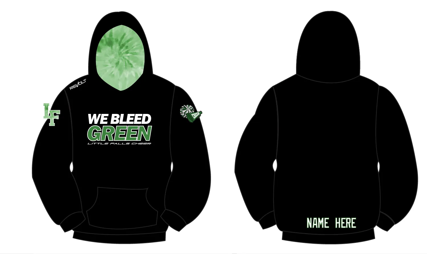 Bleed Green Cheer Hoodie