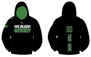 Bleed Green Football Hoodie