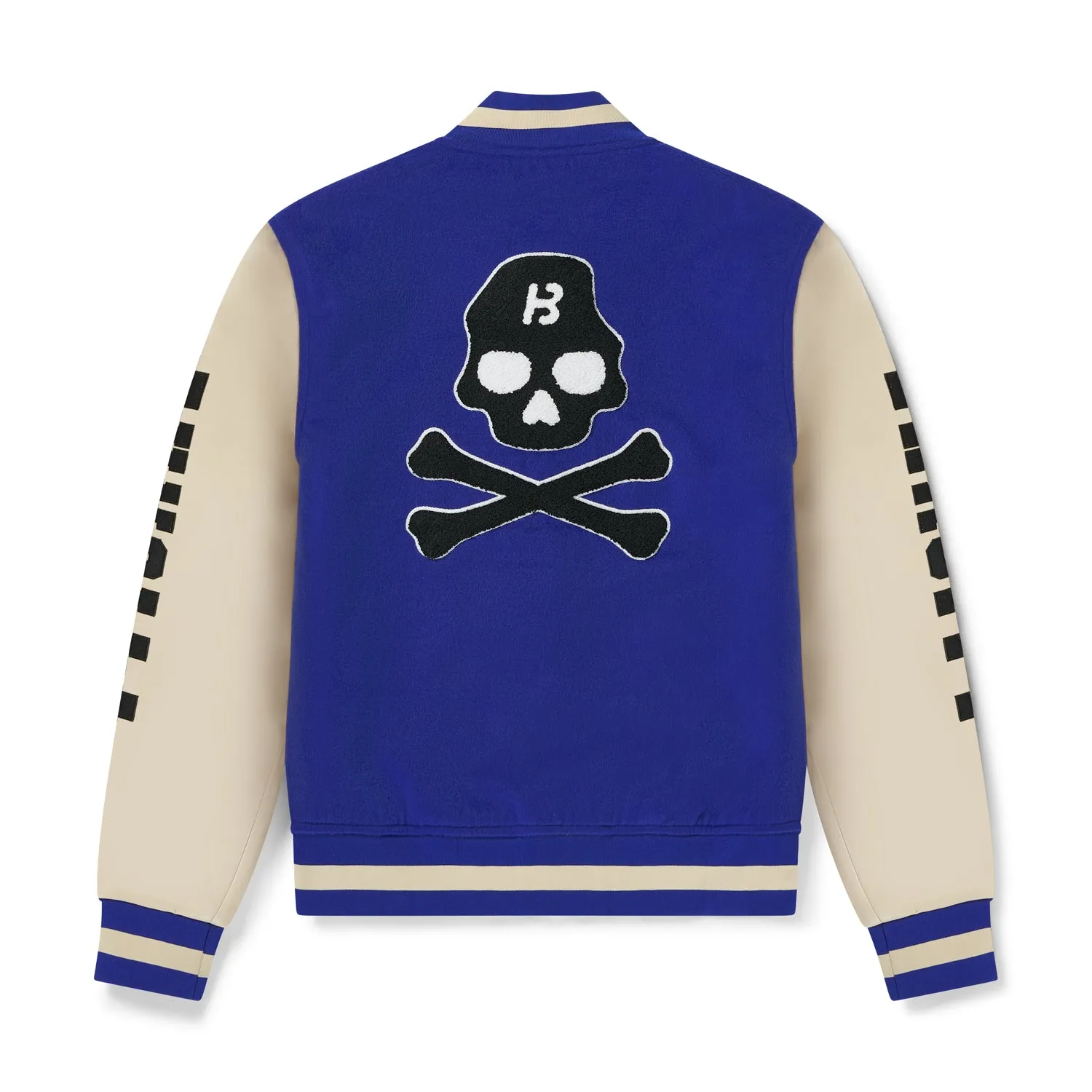 BLOW- Varsity Jacket Blue   White