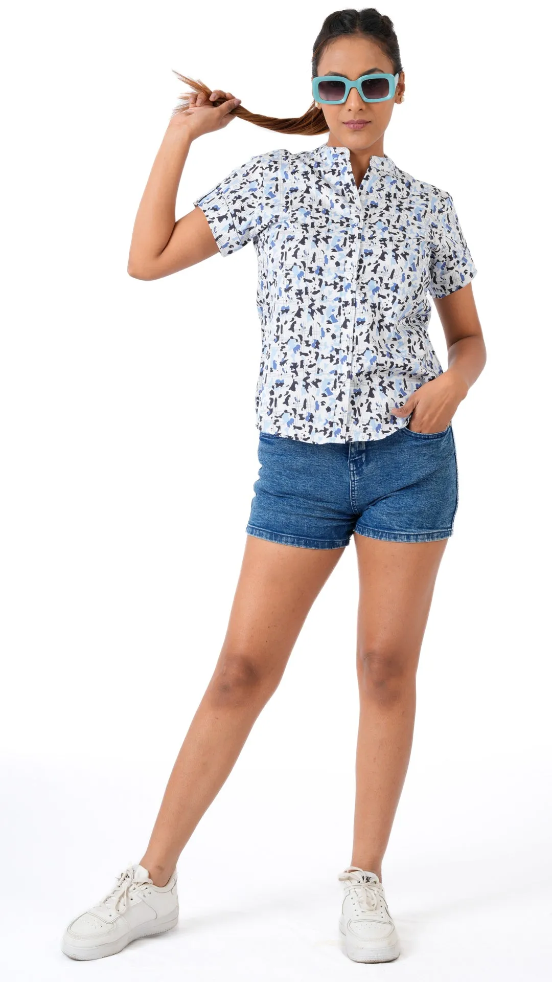 Blue camouflage