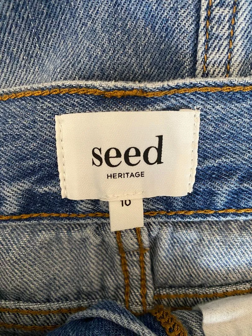 Blue Seed Denim Skirts, 10