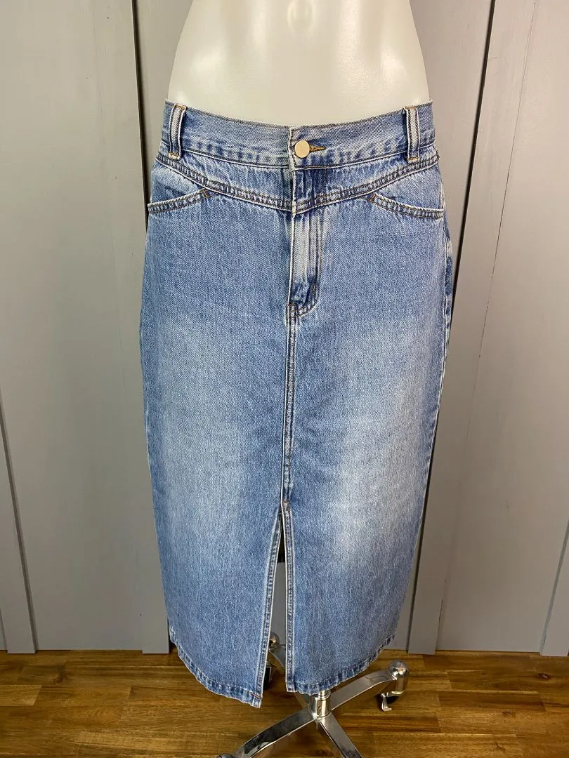 Blue Seed Denim Skirts, 10