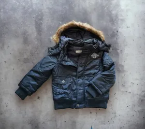BOY SIZE 3/4 YEARS - MEXX kids, Hooded Winter Jacket EUC B41