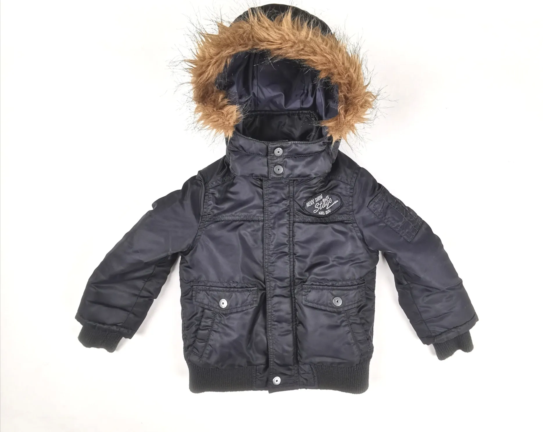 BOY SIZE 3/4 YEARS - MEXX kids, Hooded Winter Jacket EUC B41