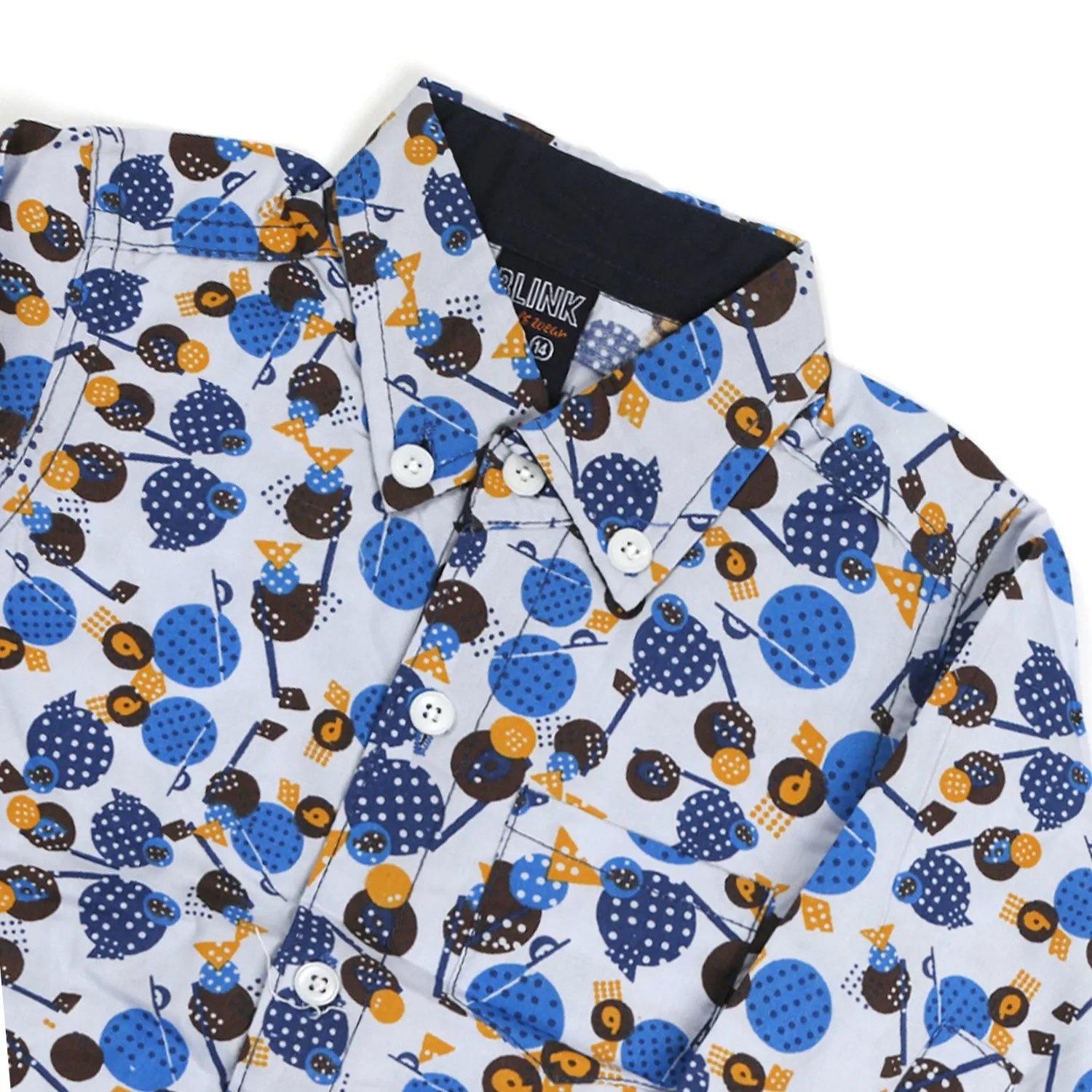 Boys Full Sleeves Shirt - Blue