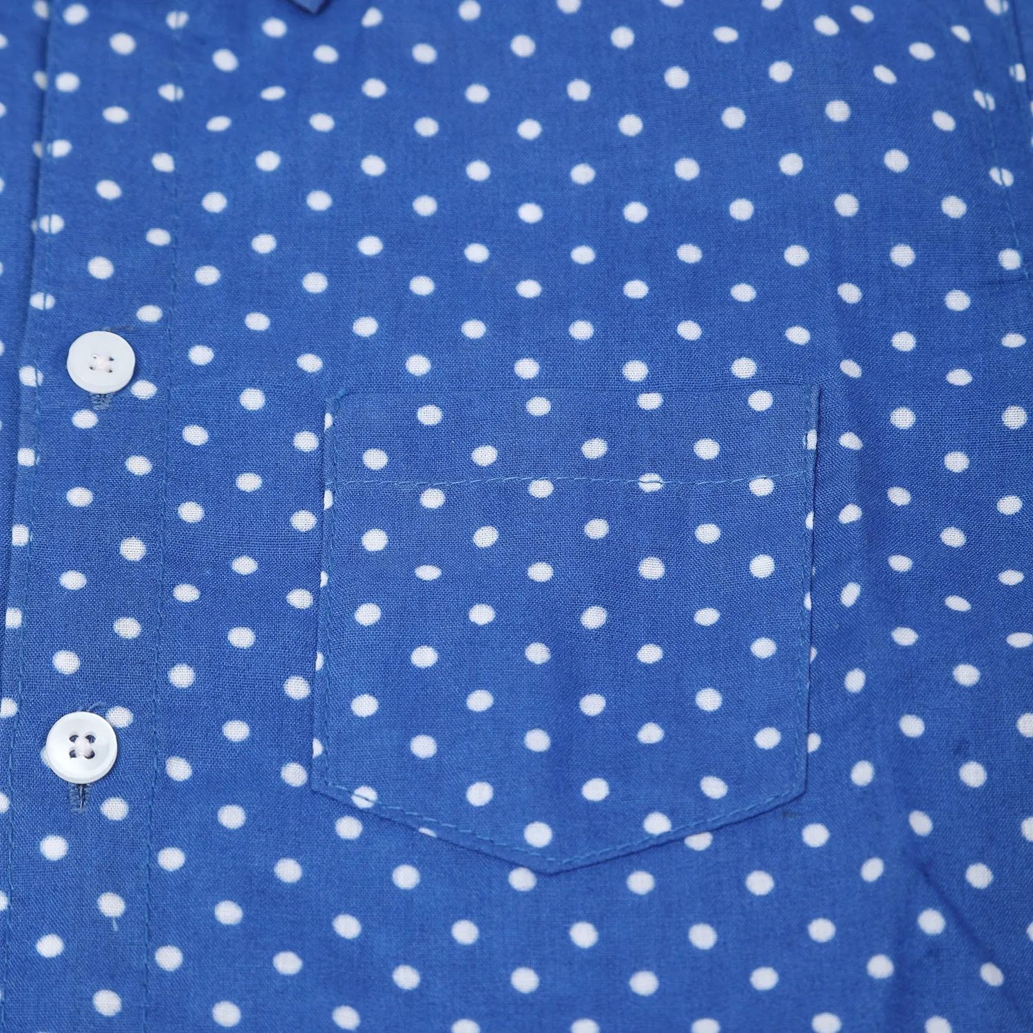 Boys Full Sleeves Shirt - Royal Blue
