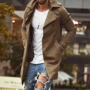Bradley | Stylish Double-Breasted Trench Coat