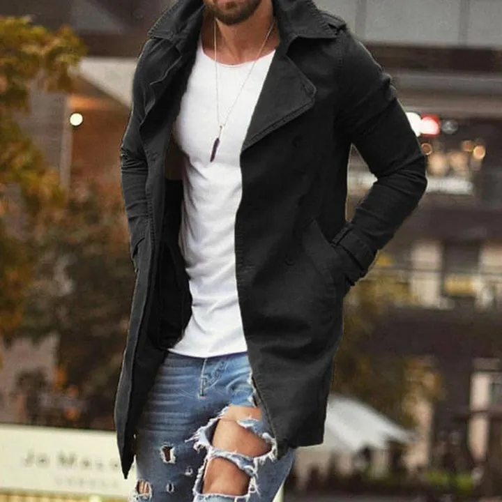 Bradley | Stylish Double-Breasted Trench Coat
