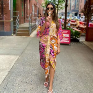 Breenea Kimono Dress