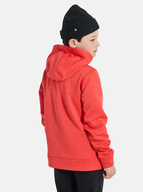 Burton Oak Pull Over Hoodie Kids Tomato Heather