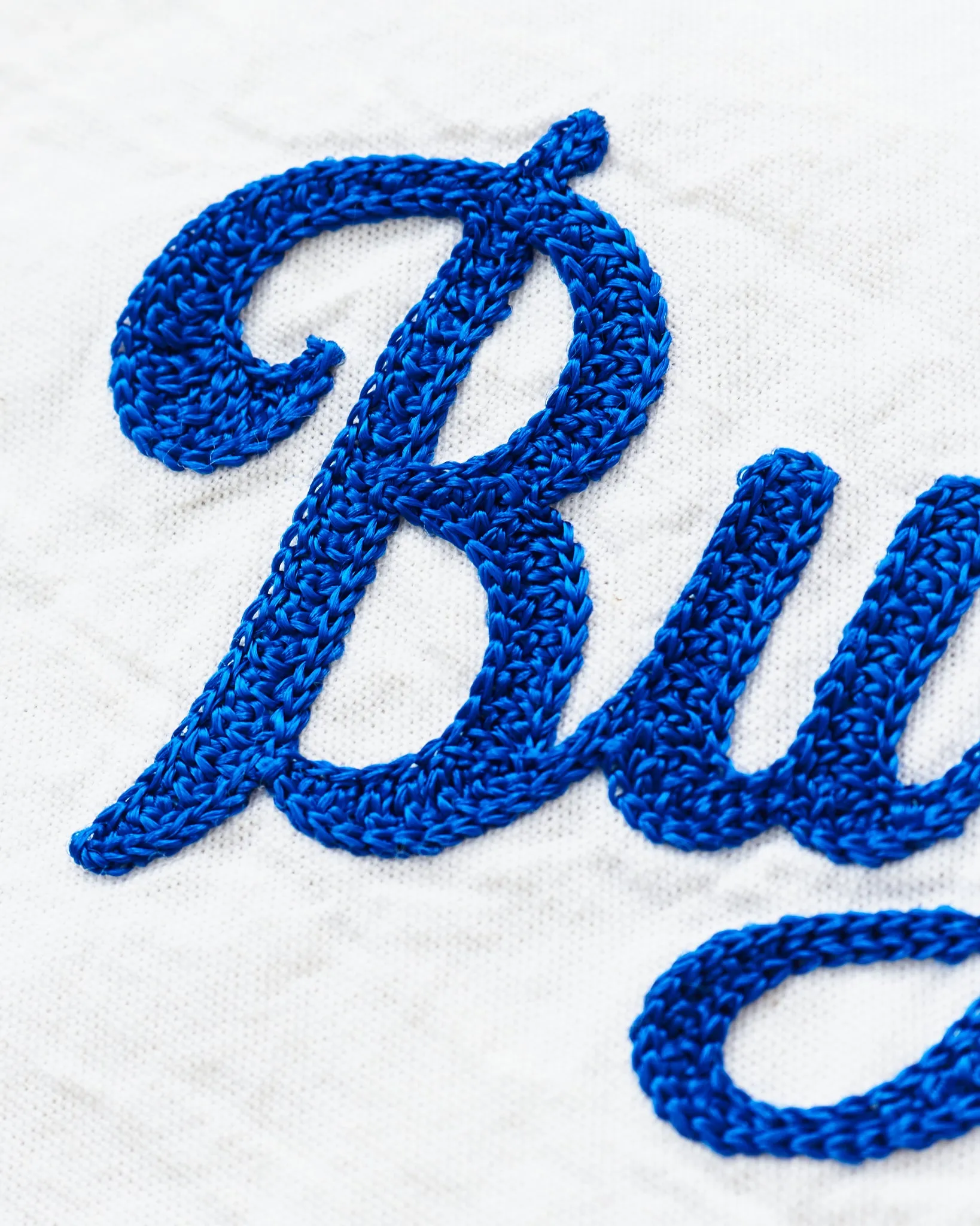 Buzz Rickson's White Chambray Work Shirt Blue 30th Anniversary With Embroidery BR29185