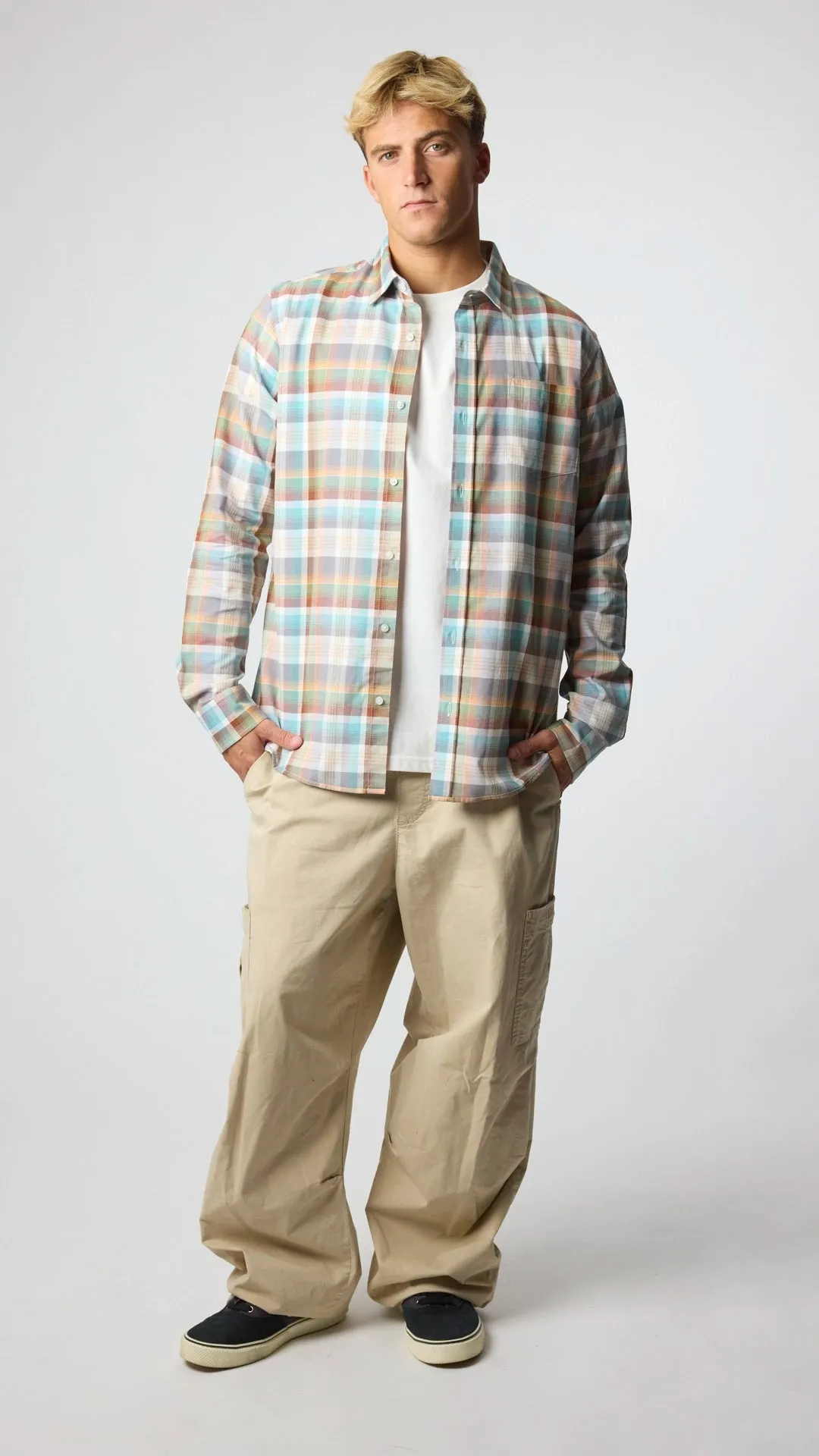CAMISA PLAID SUMMER VERDE