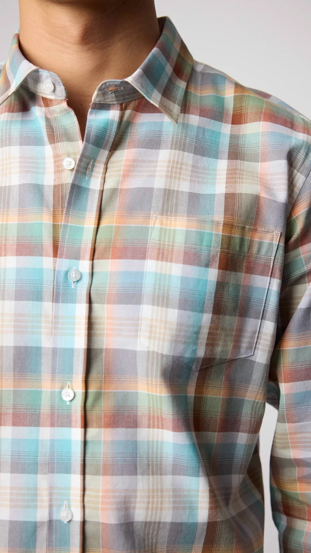 CAMISA PLAID SUMMER VERDE